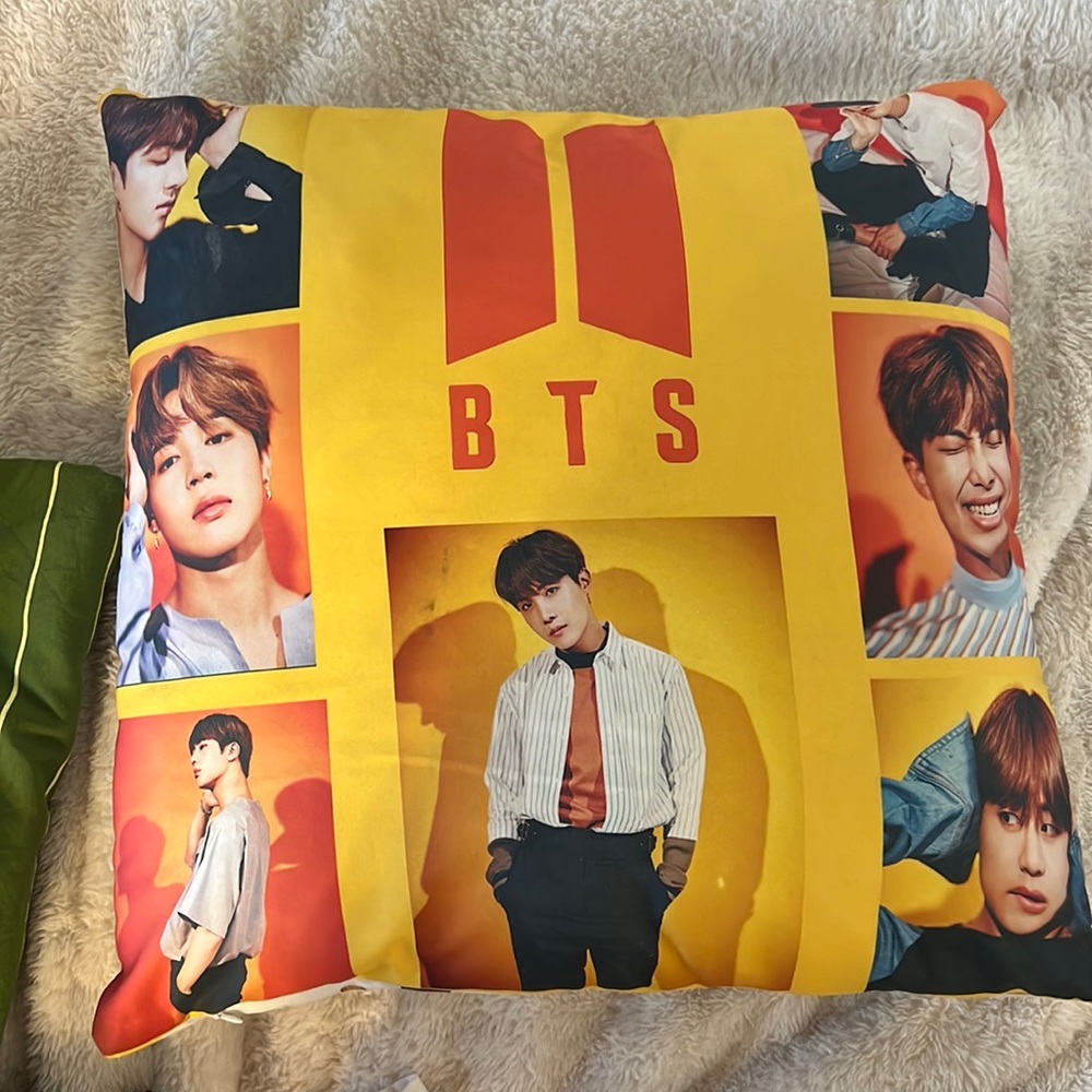 BTS, double sided pillow